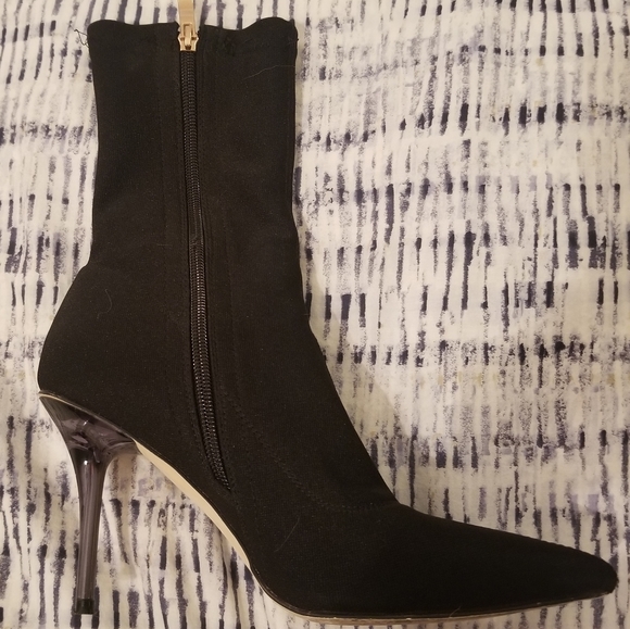 Black sock booties - Picture 4 of 4
